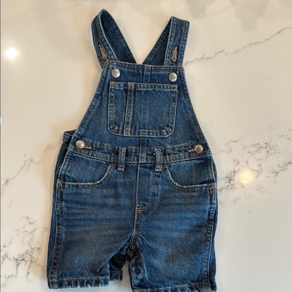 Old Navy Blue Denim Kids Overalls